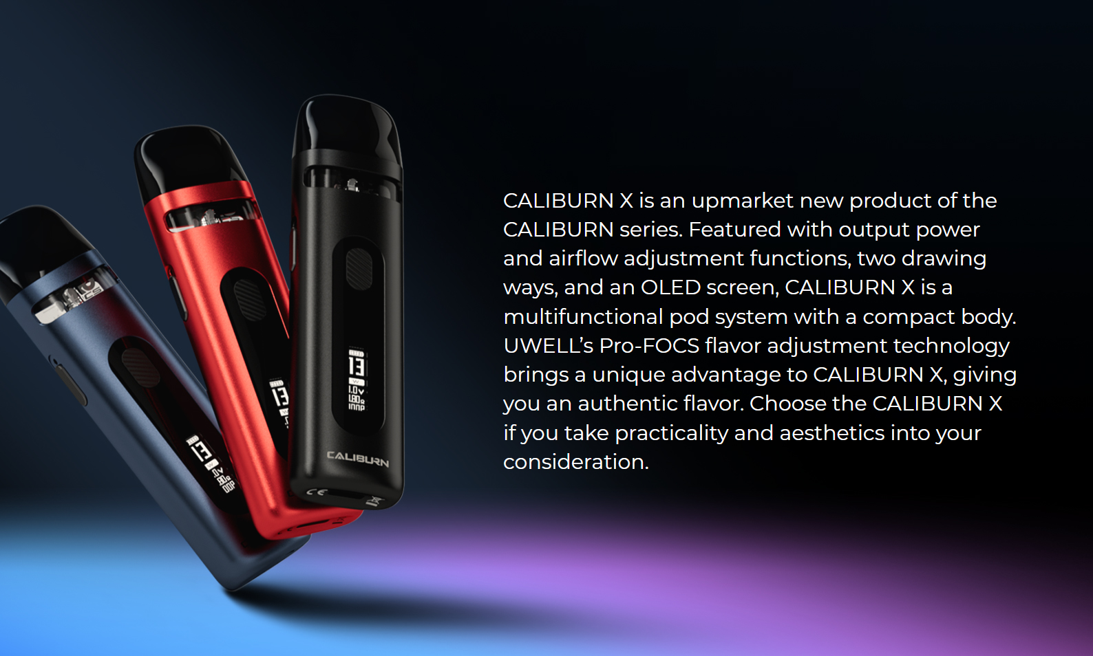 EightCig LLC: Feel the CaliBURN!🔥 NEW Uwell Caliburn X Pod Kit! | Milled