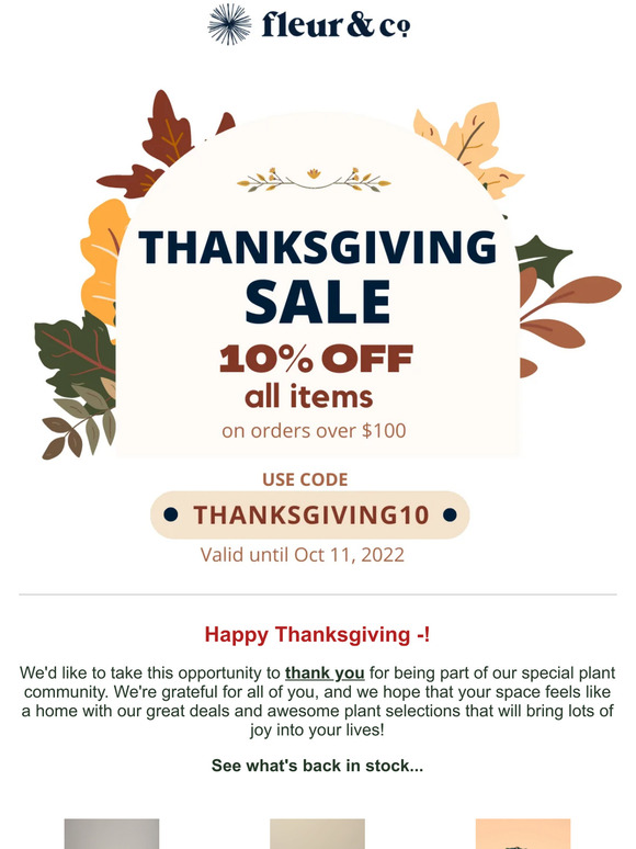 Storewide Thanksgiving SALE! 🍁🍂🤎🌱