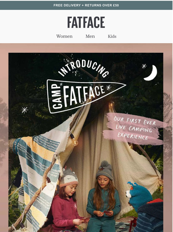 Fat Face UK Introducing Camp FatFace 🏕️ Milled