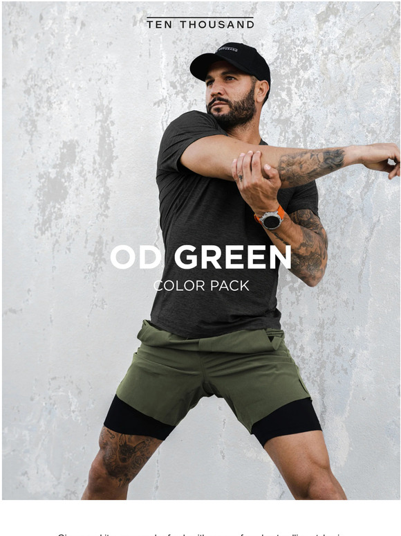 Ten Thousand Best Sellers Now In OD Green Milled