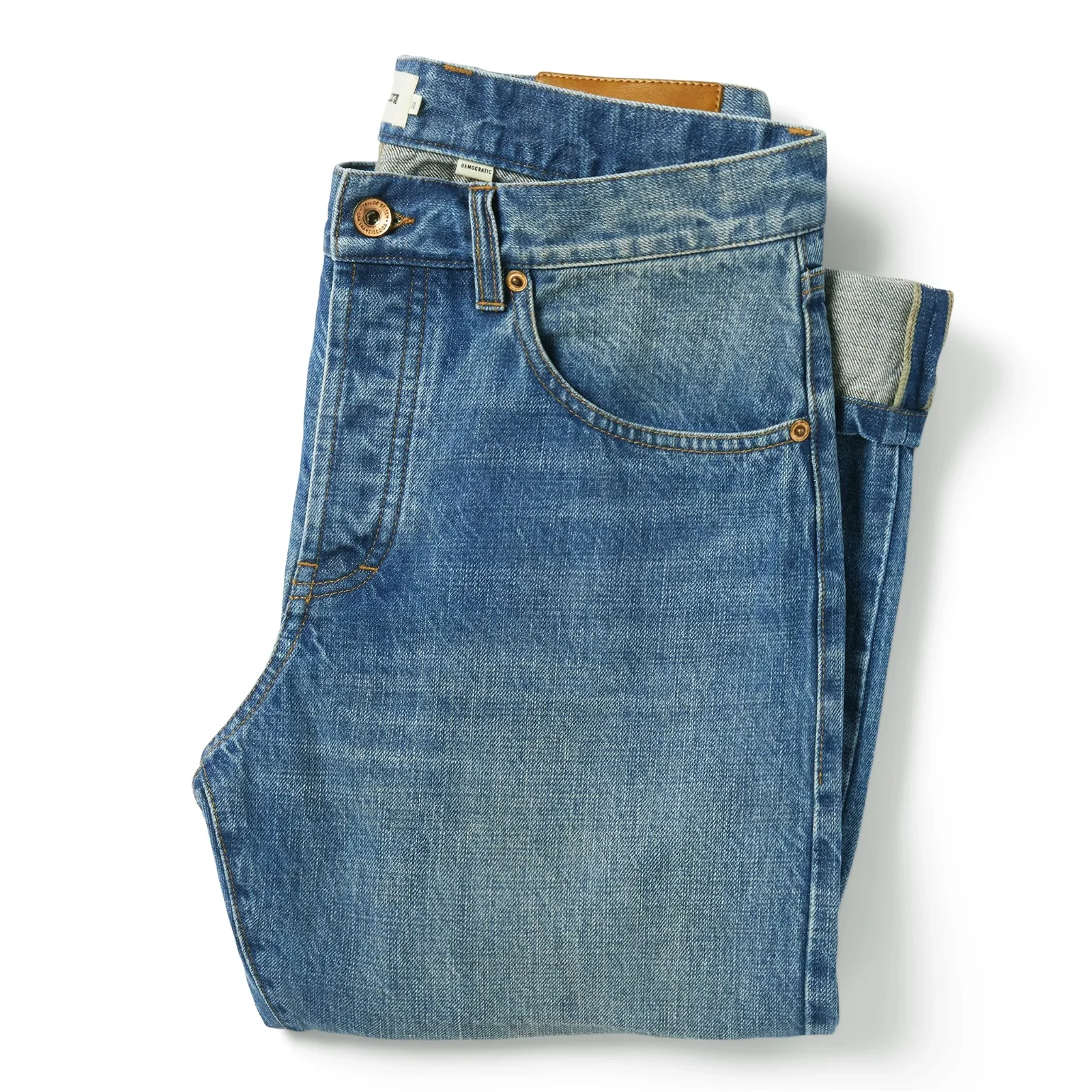 Image of The Democratic Jean in Patch Wash Selvage