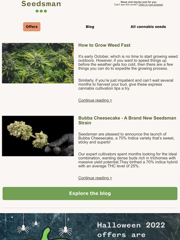 SeedsMan How to grow weed fast ⏩ Milled