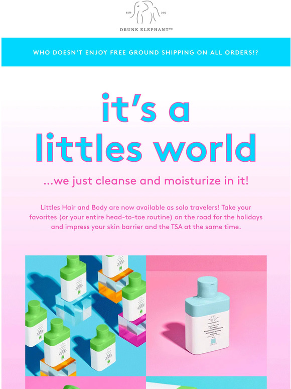 Drunk Elephant Skincare Go Littles Milled