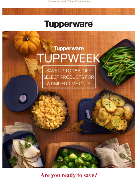 Tupperware on X: Introducing#TUPPWEEK! Starting now for a