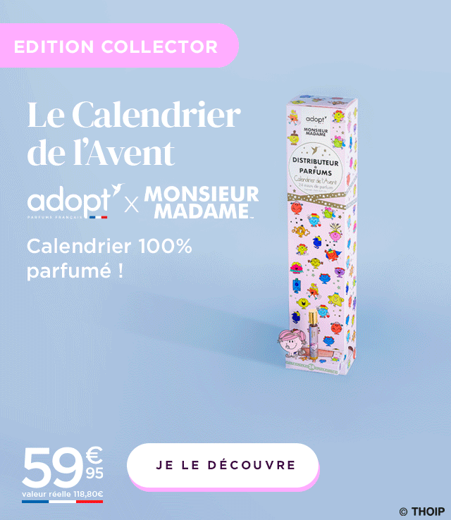 adopt: LE calendrier collector adopt x Monsieur Madame ! 🥰