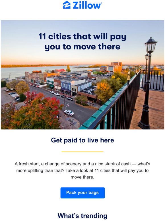 zillow Get paid to move to these 11 places Milled