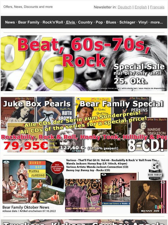 🐻 Beat, 60s-70s, Rock SALE!!!