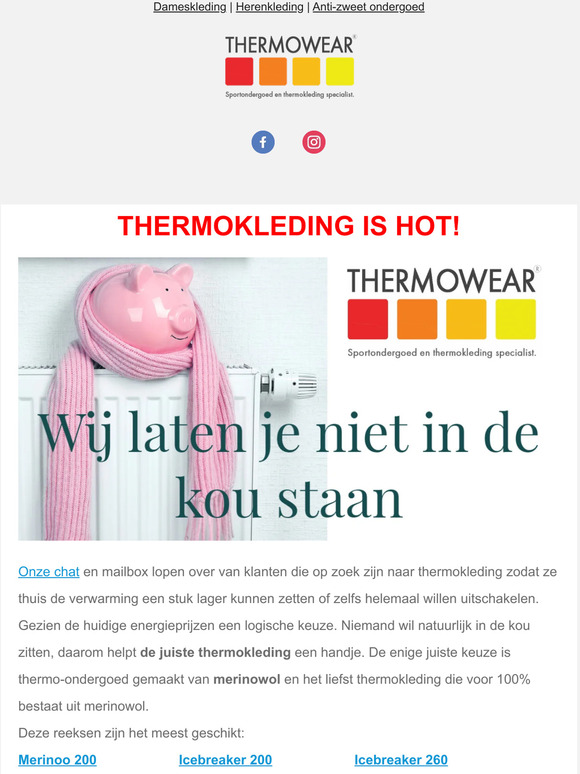 Thermokleding is HOT!