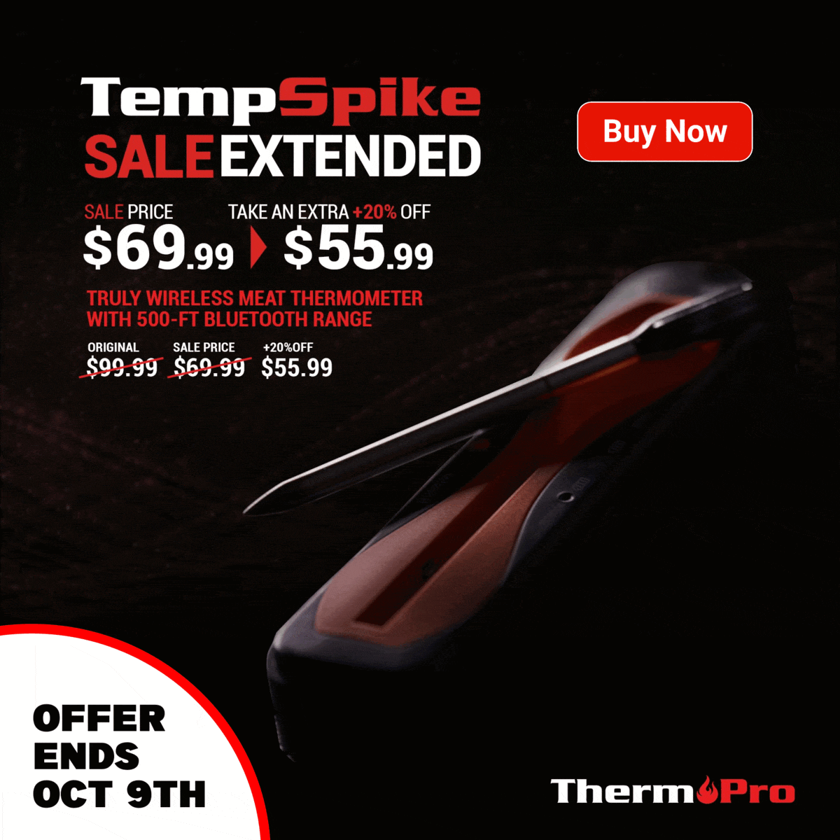 ThermoPro Last Chance to Save Tempspike Launch Promo Ends Soon Milled