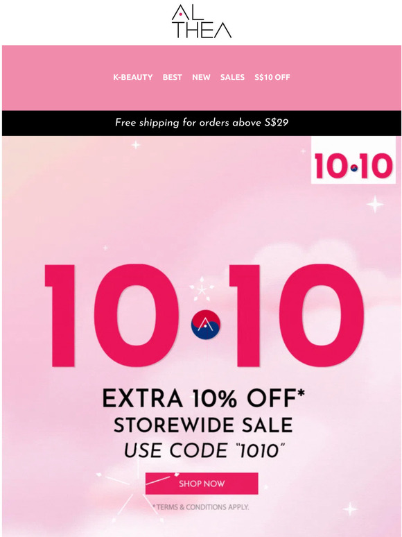 🔥 10.10 Offers you shouldn't miss