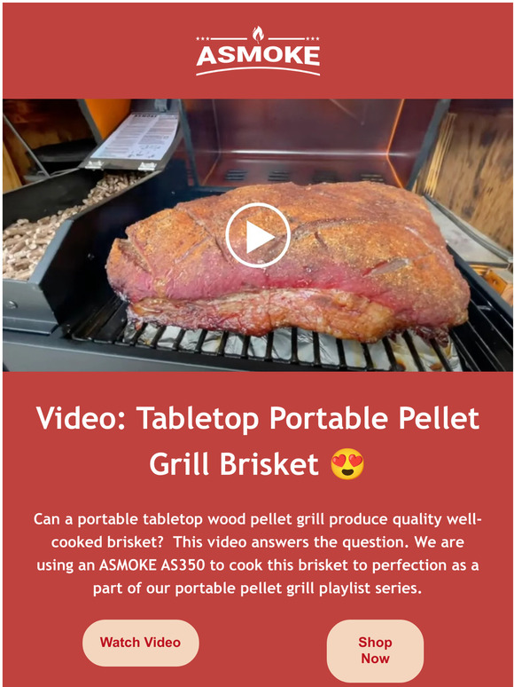 Package Discount : ASMOKE AS350 Portable Wood Pellet Grill and