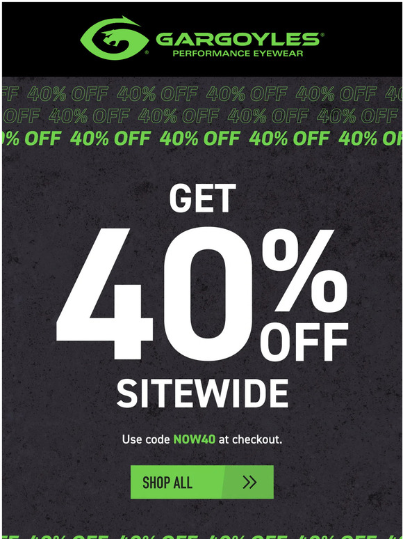 Grab 40% OFF Sitewide 🕶