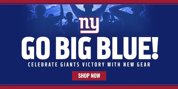 Nike Men's Royal New York Giants Fan Gear Primary Logo Performance Pullover Hoodie