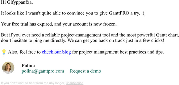 GanttPRO: your trial is over.