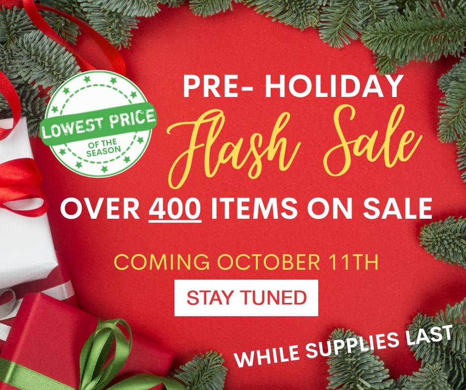 Pre-Holiday Flash Sale sub