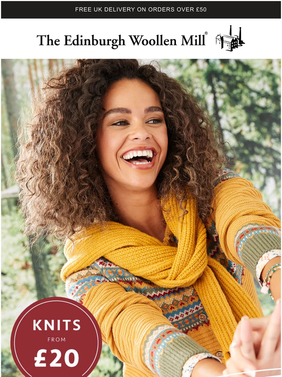 The Edinburgh Woollen Mil Fall into New Knits this Autumn Milled