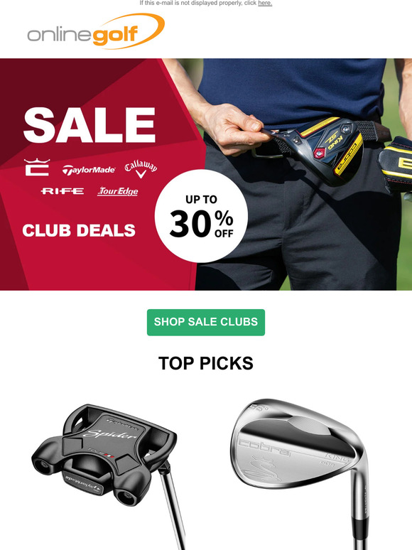 CLUB DEALS- Up to 30% off