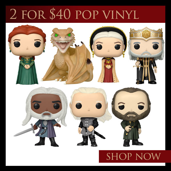 sanity Buy House Of The Dragon Pop Vinyl & More Now! Milled