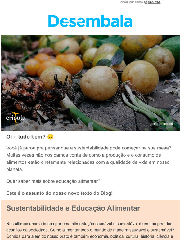 O que você come causa um impacto no mundo! 🍽️🌱