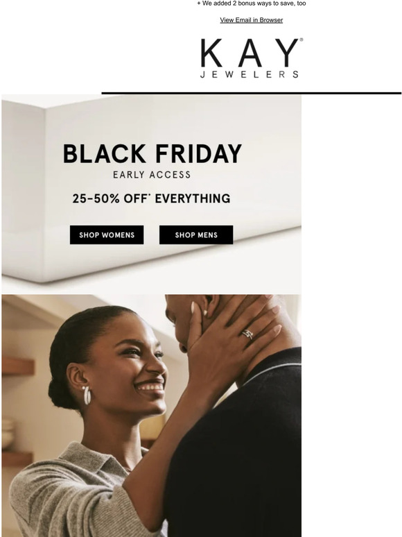 Kay Jewelers: It may be Monday, but it's Black Fri-YAY at KAY! Get 25 ...