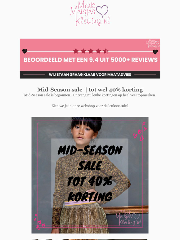 Mid-Season sale | Tot wel 40% | Mis dit niet 😍