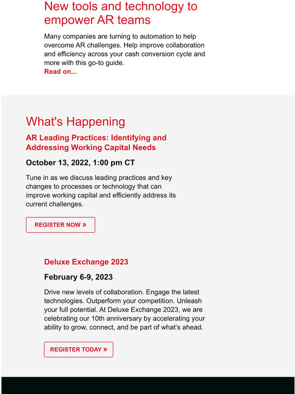 Deluxe Corp. DX Digital Newsletter — October 2022 Milled