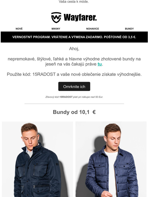 Bundy na jeseň od 10,1 €