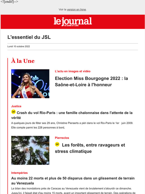 Lejsl L Essentiel Du Jsl Et La E Miss Bourgogne Est Lara