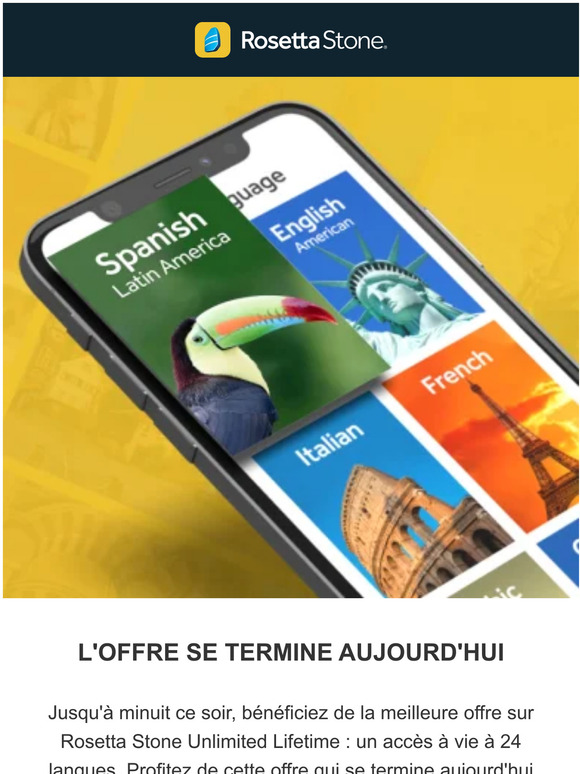 L'offre se termine aujourd'hui : économisez 160 € sur Lifetime