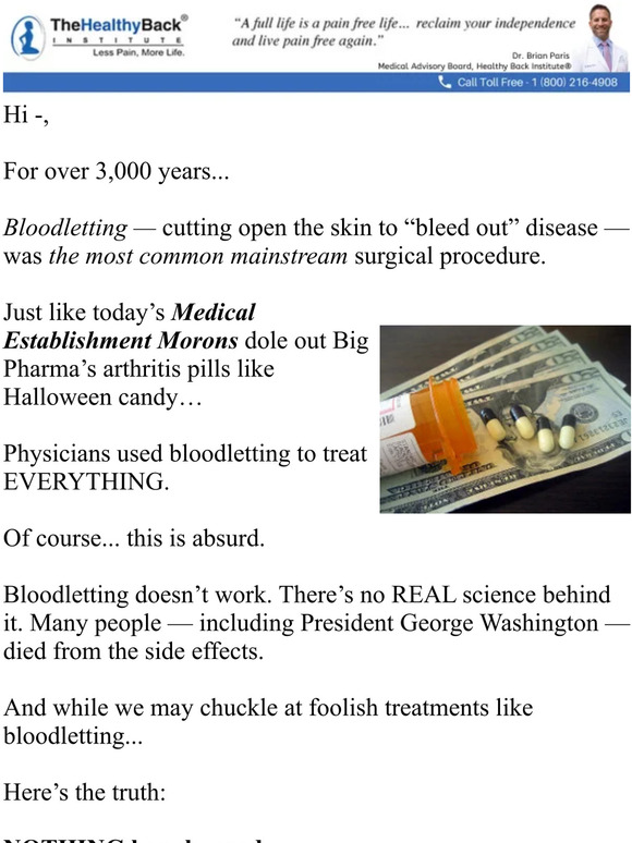 Lose The Back Pain arthritis CAN be reversed Milled