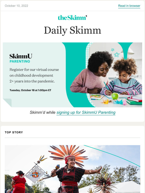 theSkimm Daily Skimm I'm already a vision Milled