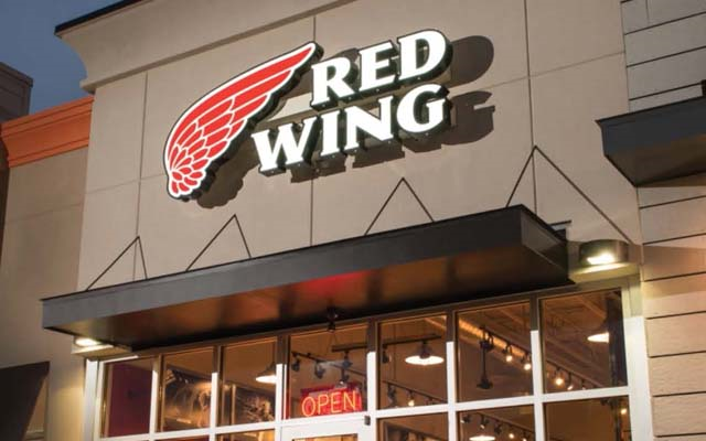 Local red clearance wing shoe store