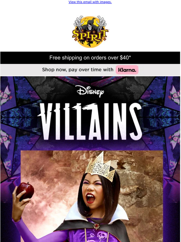 Spirit Halloween: 😈 Diabolical Disney villains are HERE! | Milled