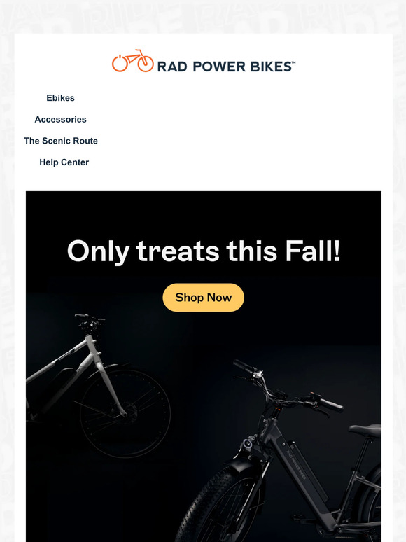 Rad Power Bikes Only treats this Fall! Milled
