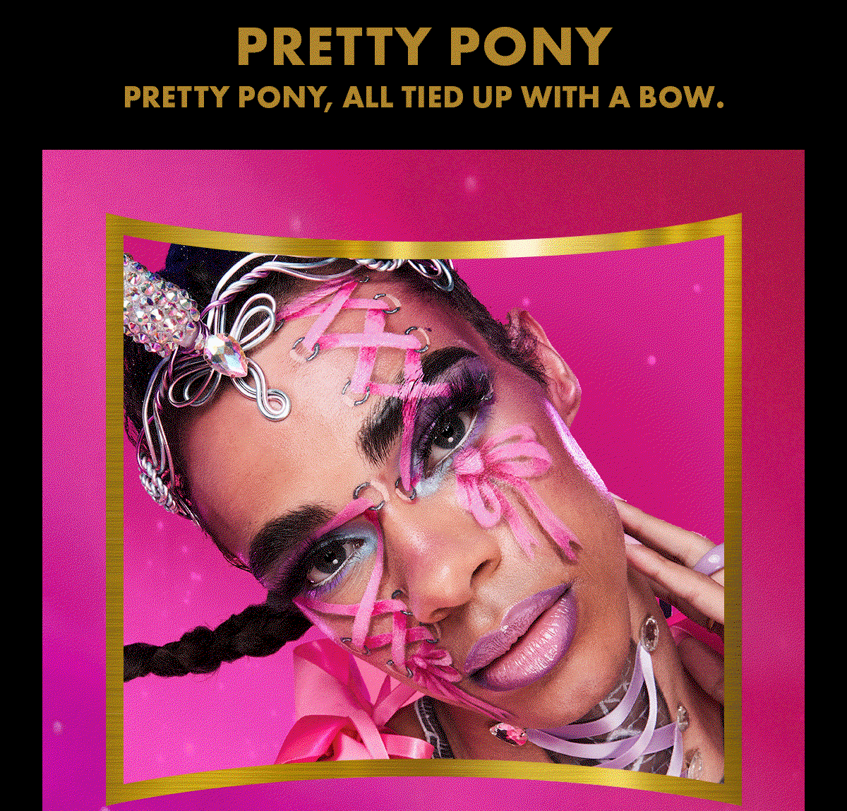 Pretty Pony, All Tied Up with a Bow.