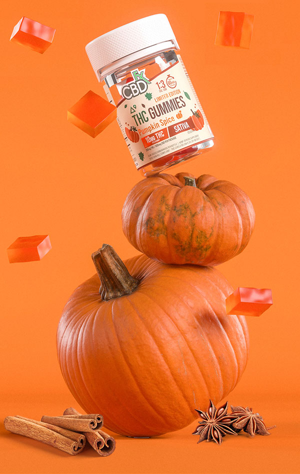 CBDfx: Now Available: Limited-Edition Pumpkin Spice THC Gummies 🎃 | Milled