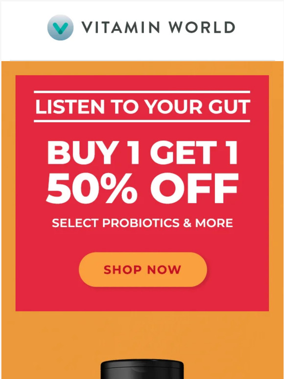 Vitamin World It's Time to Listen to Your Gut Milled