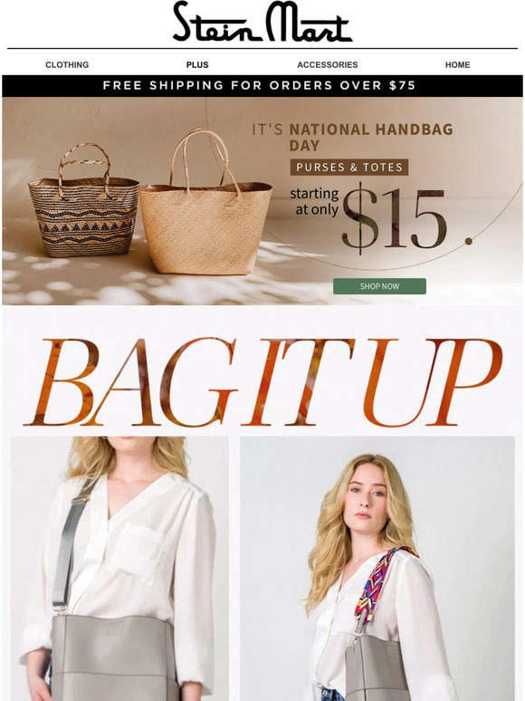 Stein Mart It’s National Handbag Day! 👜 Milled