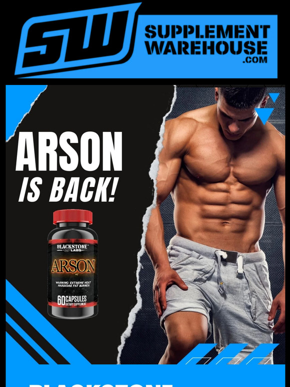 Blackstone Labs Arson DMHA Fat Burner is Back