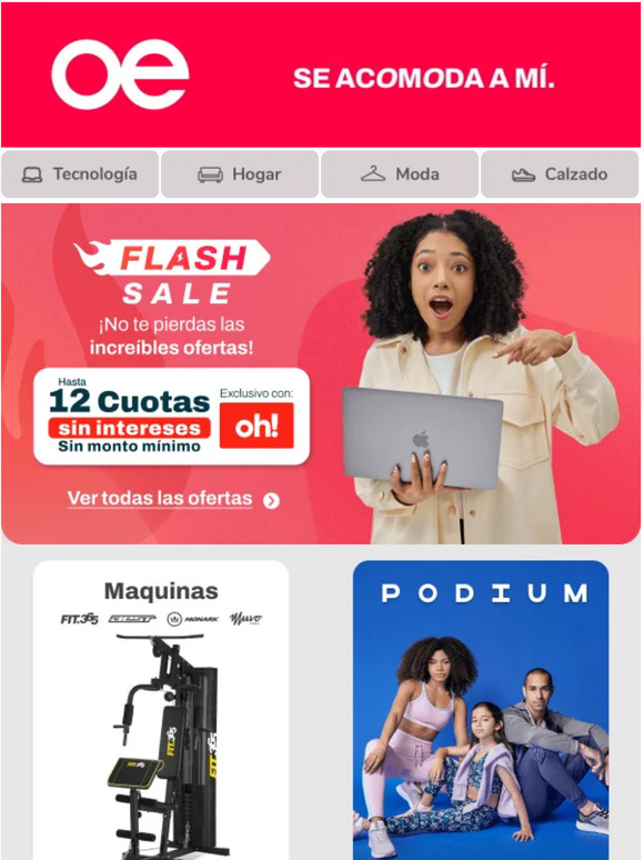 🔥¡Aprovecha el FLASH SALE!🔥 en Oechsle.pe! TV Samsung 65'' a solo S/2,799!!