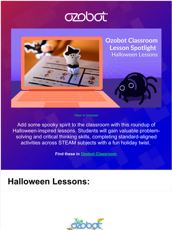 Ozobot Trick or Treat