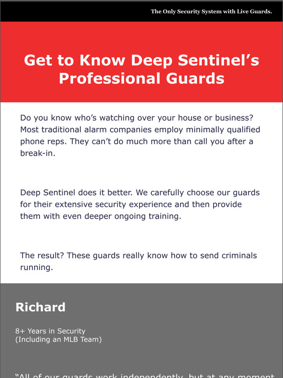 Deep Sentinel Home Security Meet The Deep Sentinel Guards Milled 2635