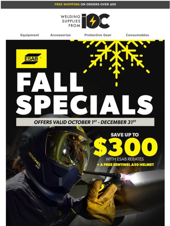 Welding Supplies From IOC ESAB Burn Earn Is Back And Hotter Than 