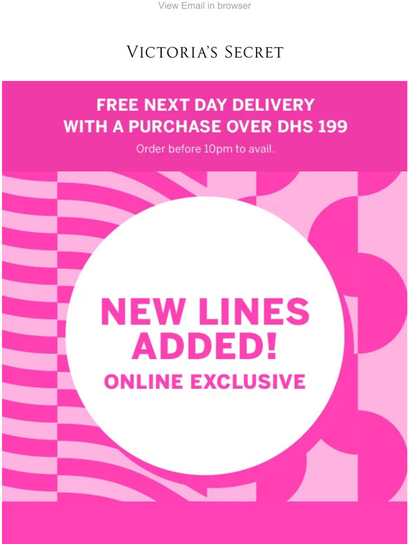 Victoria's Secret UAE Now this is BIG! Buy 1, get 1 free on amazing