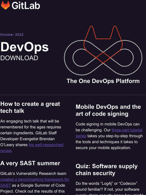 DevOps Download: The recipe for a great tech talk