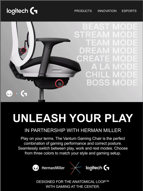 LogitechG EMEA Herman Miller x Logitech G Milled
