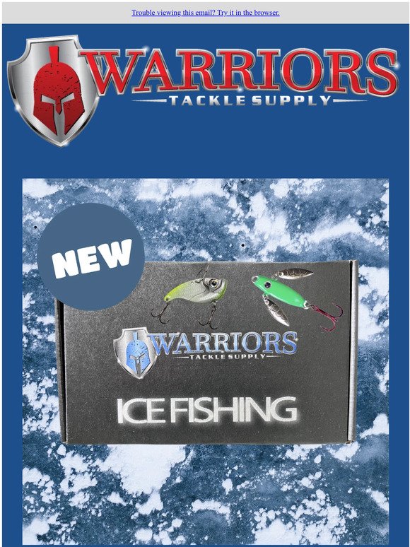 Warriors Tackle Supply: Ice Fishing Starter Kit (New & Limited