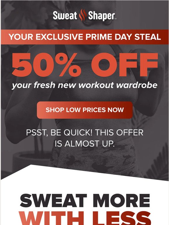 (50% off!!) Prime Day is ON 💦