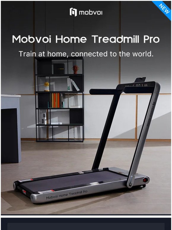 Introducing Mobvoi Home Treadmill Pro.