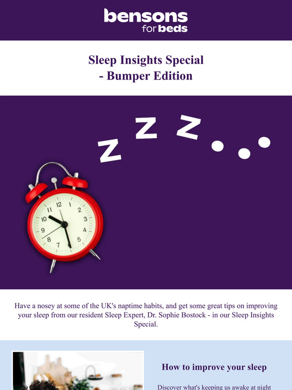 Bensons for Beds Improve Your Sleep With Our Expert Insights Milled